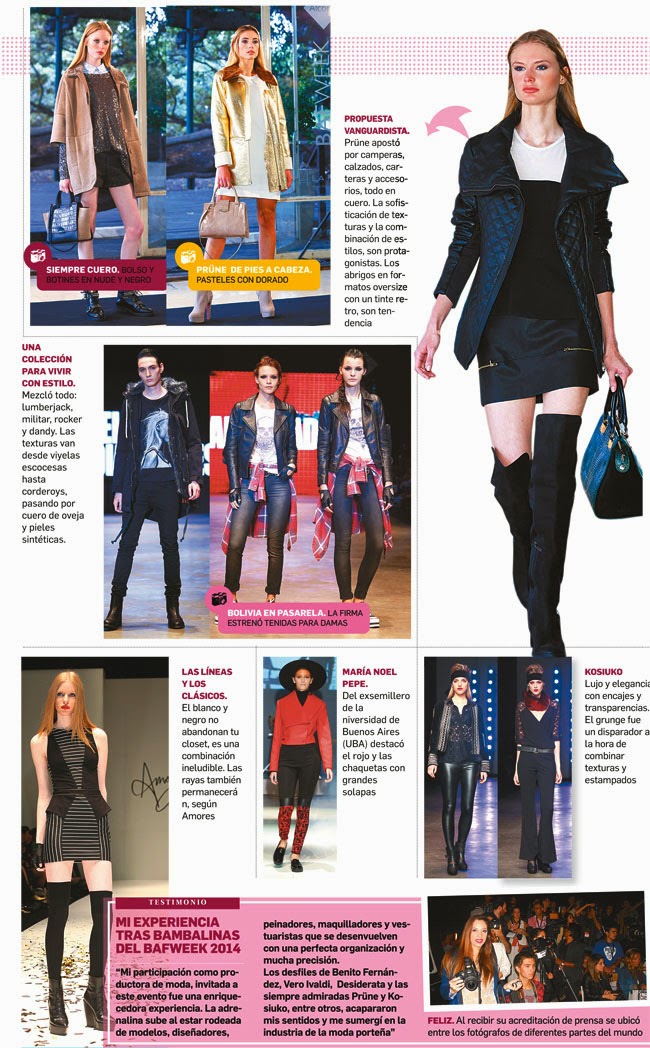 Buenos Aires fashion week 2014 tendencias de otoño e invierno Moda